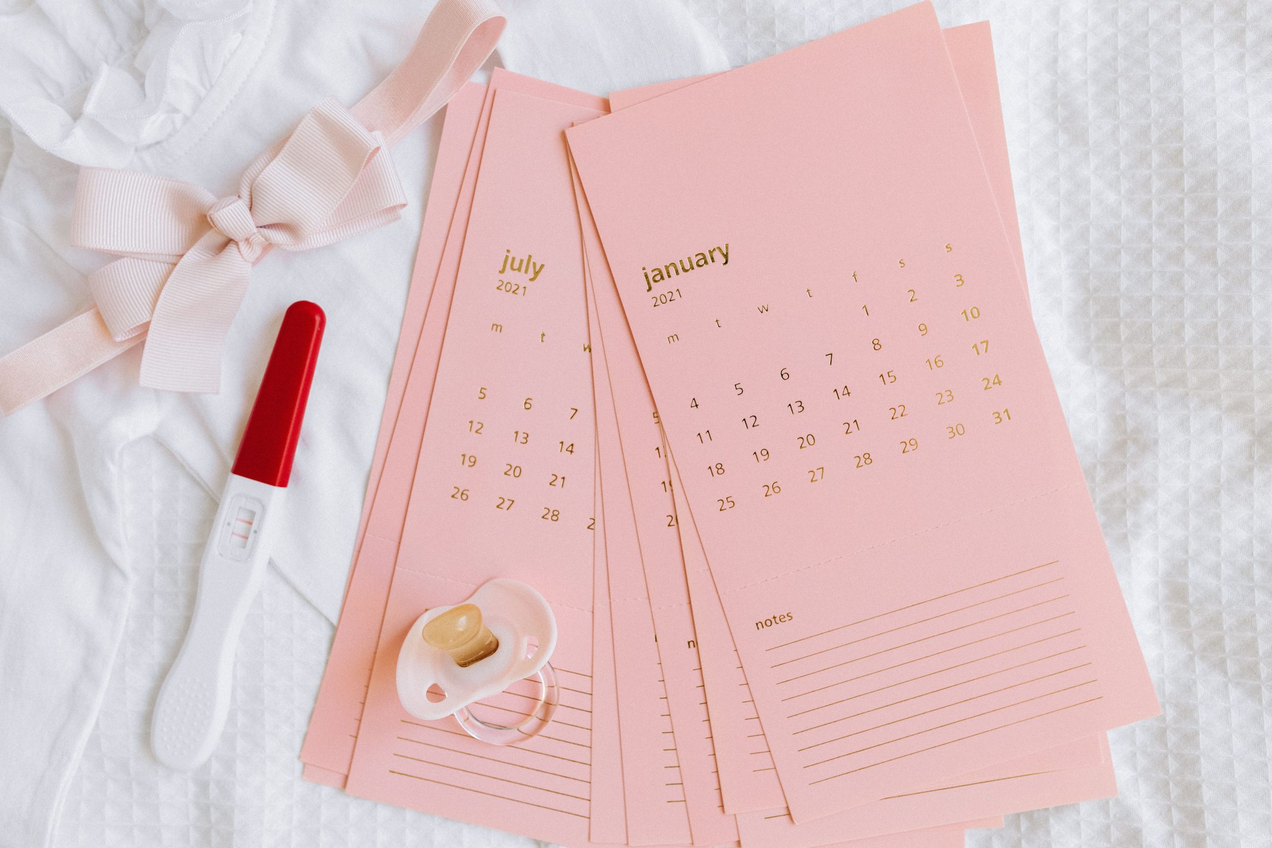 Test grossesse calendrier articles bebe nouveaux commencements